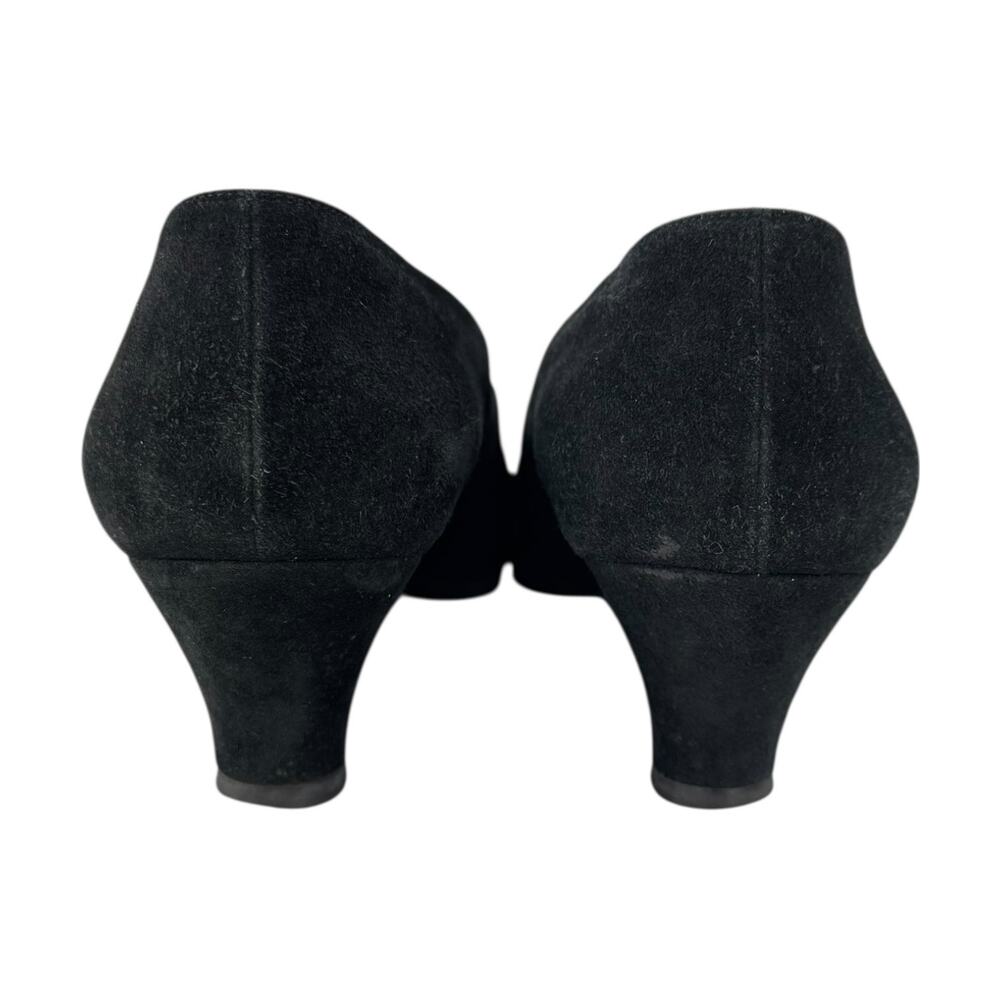 Chanel Vintage CC Suede Heels - Picture 7 of 14